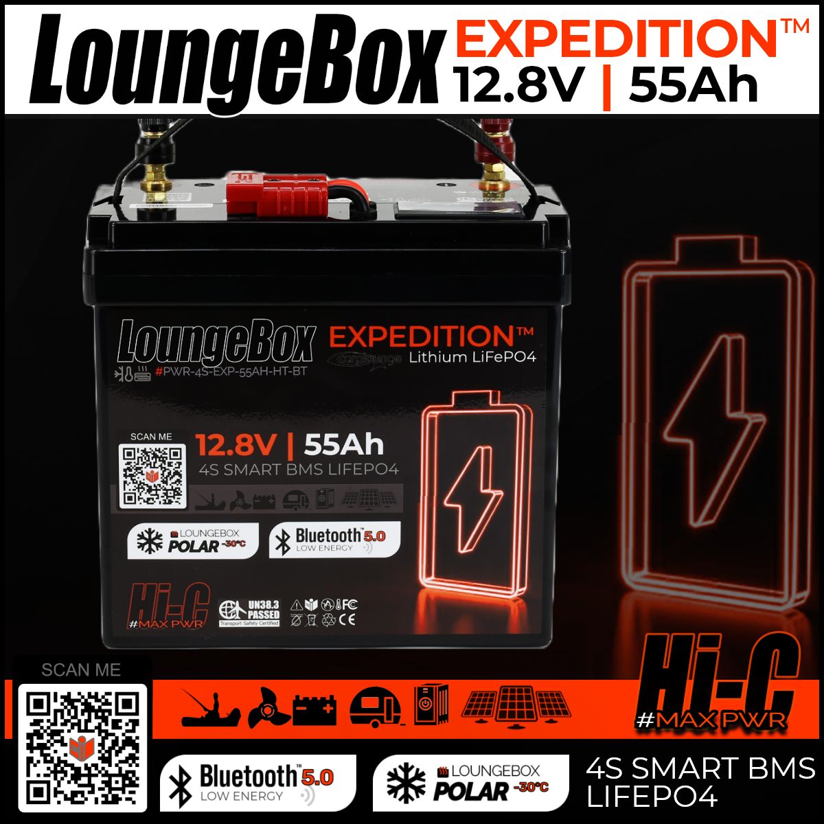LoungeBox 7-Port 12V Car USB QC Connector