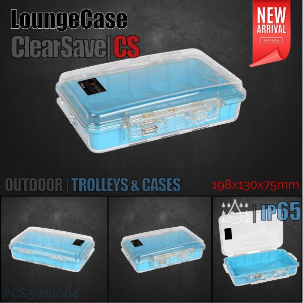 LoungeCase CS3 | Organizer | Clear | 20x13x7,5cm | incl. Silicon