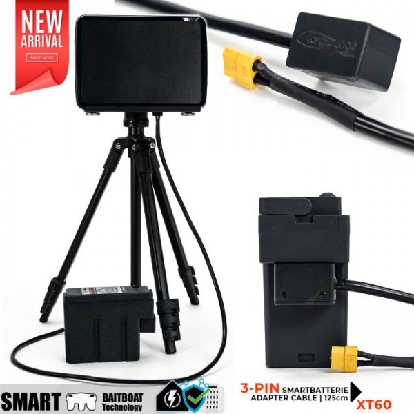 TMB V4 SmartPWR Adapter Cable | 3Pin Con. -125cm - XT60 Female