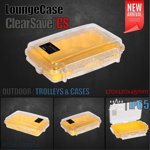 LoungeCase CS1 | Organizer | Clear | 17x12x4,5cm | incl. Silicon