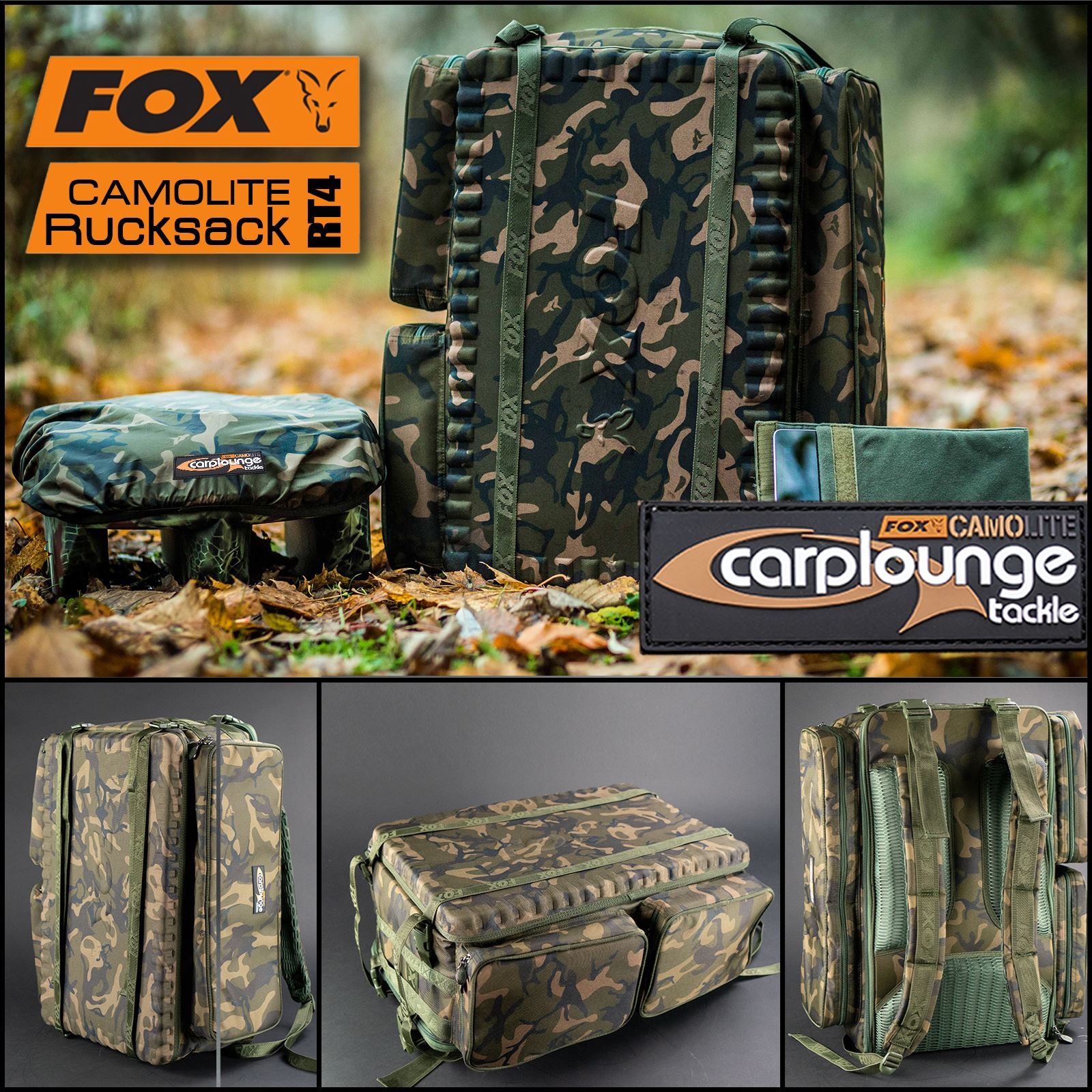 FOX / CL | CAMOLITE | Rucksack Carryall deluxe