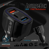 3 Ports 12V Car USB QC 3.0 Charger