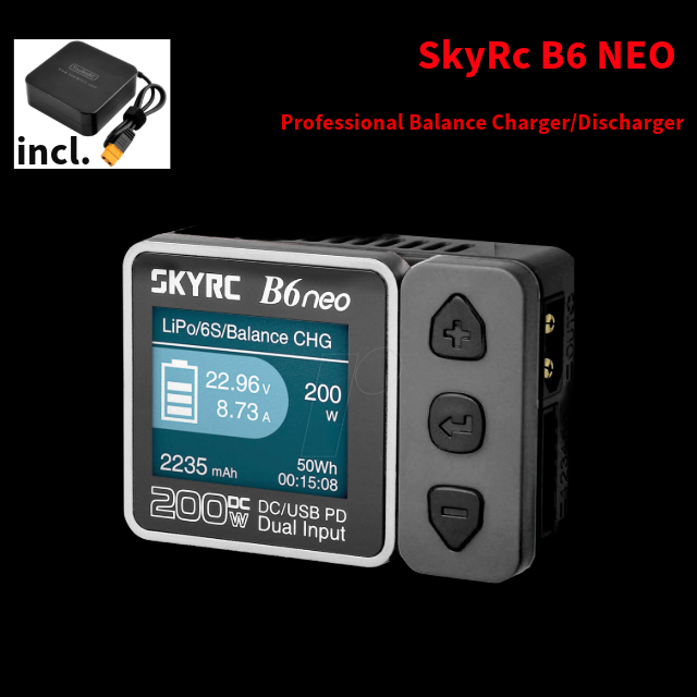 EU B6 NEO 4S Quickcharger Set | incl. 20V & 220V Pow.Supply  