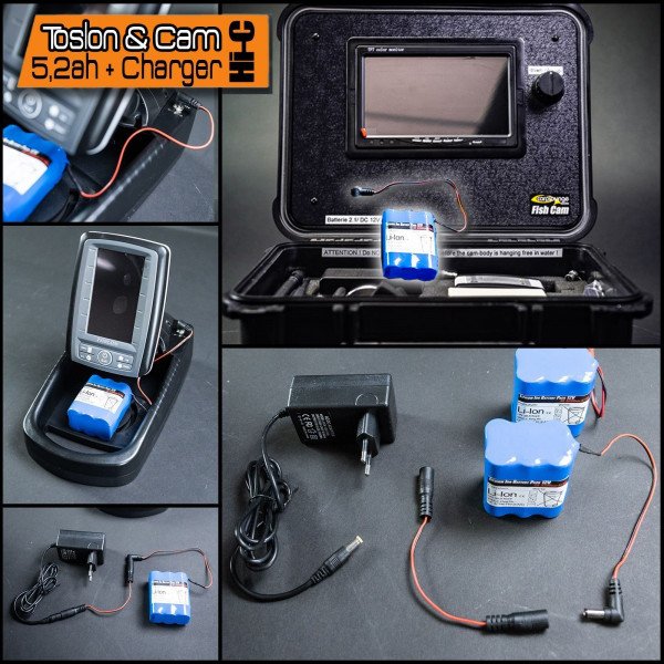 TOSLON LI-ION 12V 5.2AH Battery Charger Set