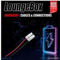 Anderson 120A Grey Con. | 8awg 100A Power cable (RED300mm Black 300mm) | other side 15mm Stripped