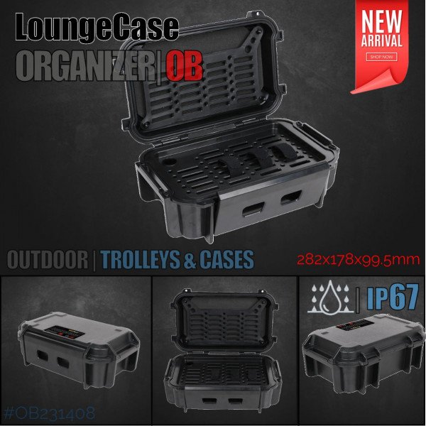 LoungeCase OB | Organizer | | ABS Black | 28x18x10cm | incl. orga.